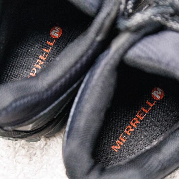 Merrell Thermo Freeze Black Waterproof Insulated Hiking Boots Mens Size 8 J42609 - Picture 15 of 16